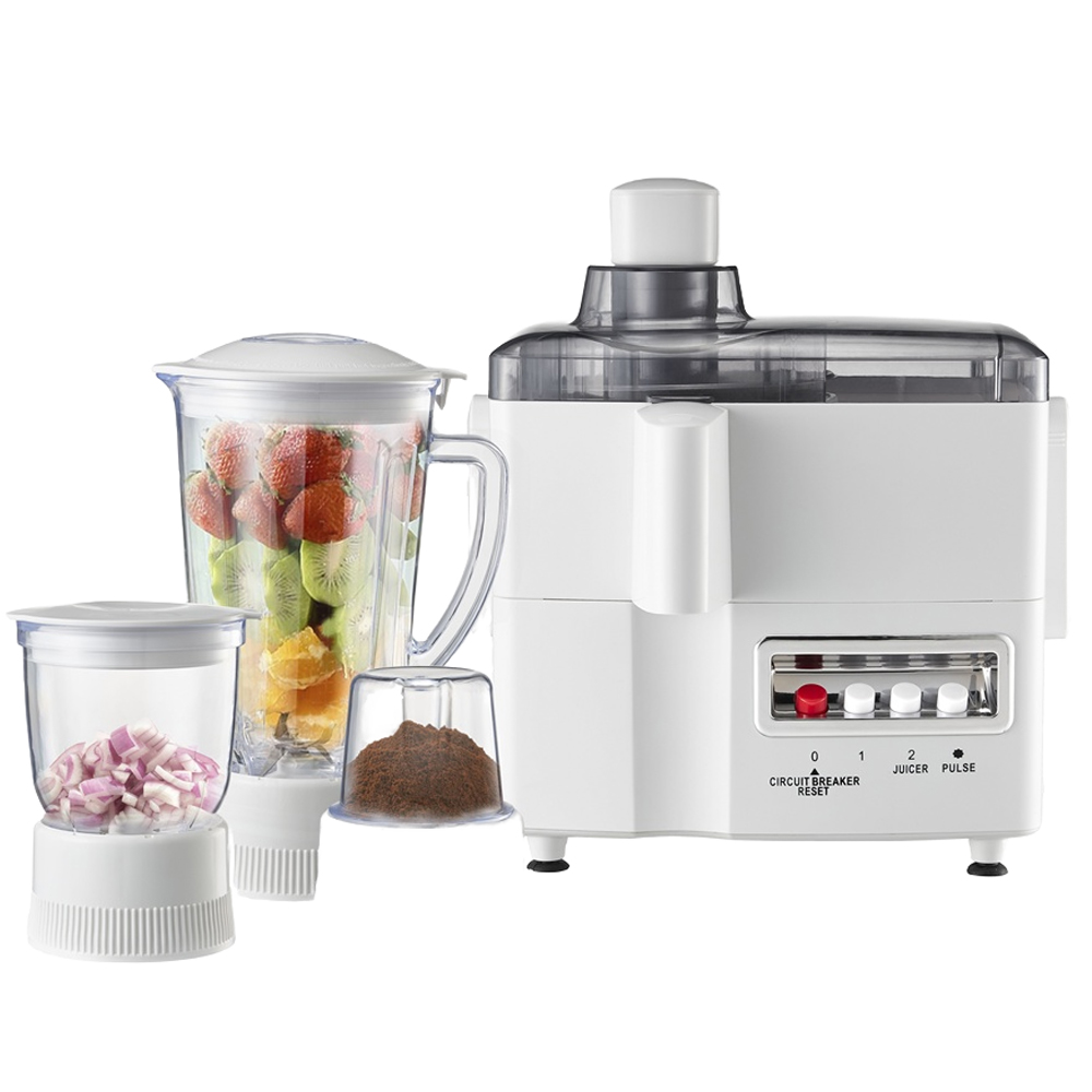 Blender - 4 in 1多機能家庭用キッチン家電フードプロセッサー、ジューサー、ミキサー、機械式電気ブレンダー