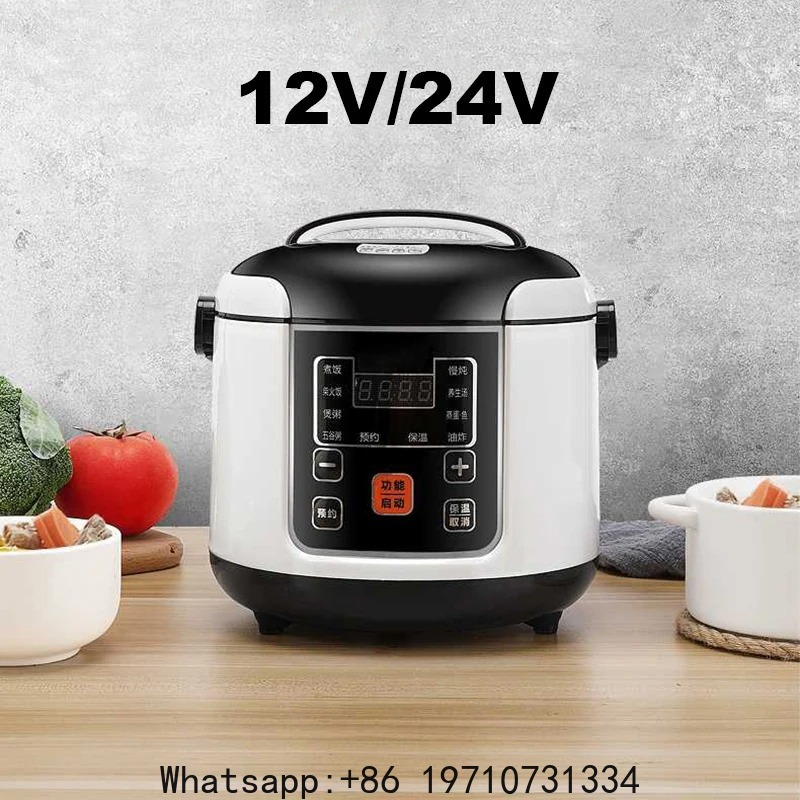 Rice Cooker - 12V 24Vミニ炊飯器 車載トラック用 スープ粥調理器 フードスチーマー 加熱式ランチボックス