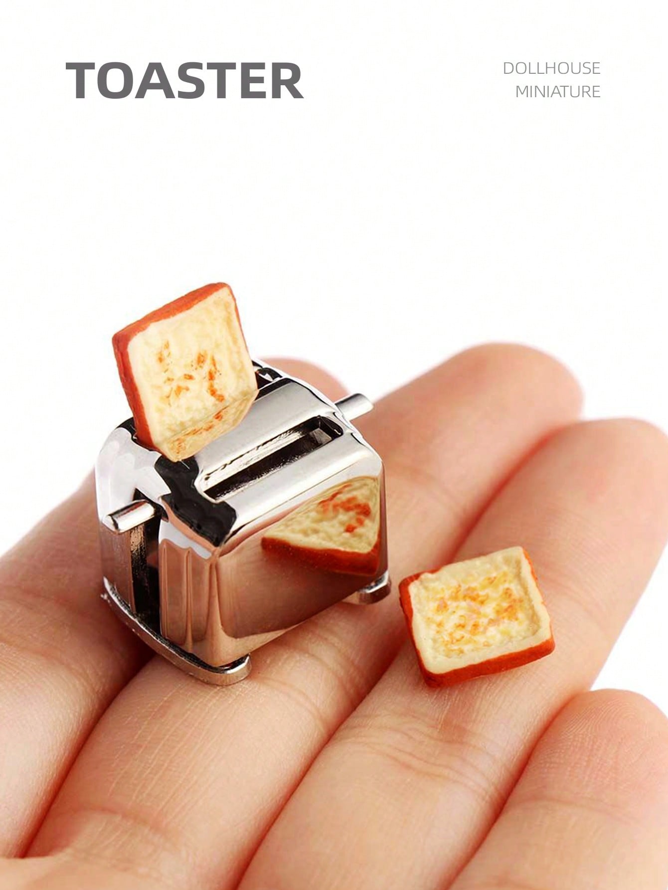 1:12 ドールハウスミニチュアトースター、家の装飾用ミニシ - Toaster のレビューと価格