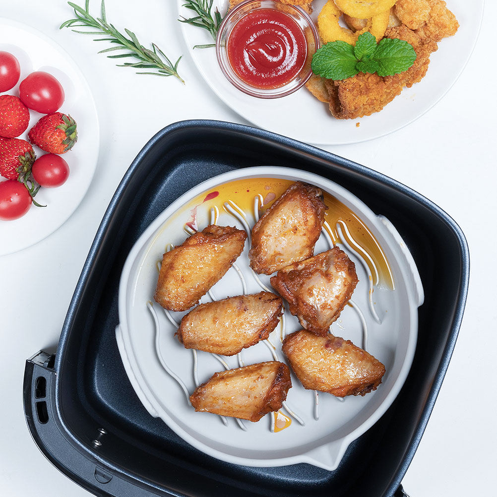 エアフライヤー用シリコンライナー、焦げ付き防止、再利用可能、 - Air Fryer のレビューと価格