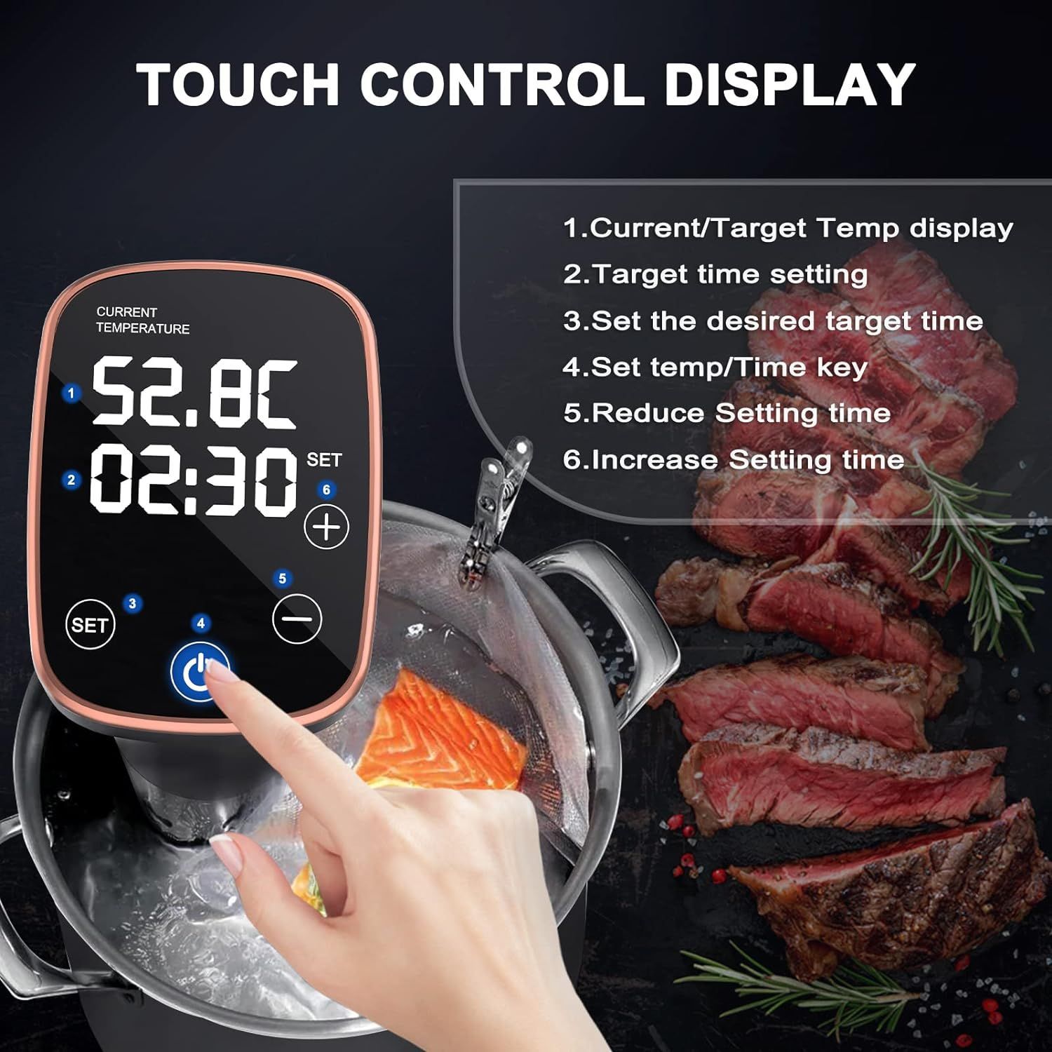 FP01 電気式家庭用サーモスタット付き低温真空調理器 ステ - Kitchen Appliances In のレビューと価格