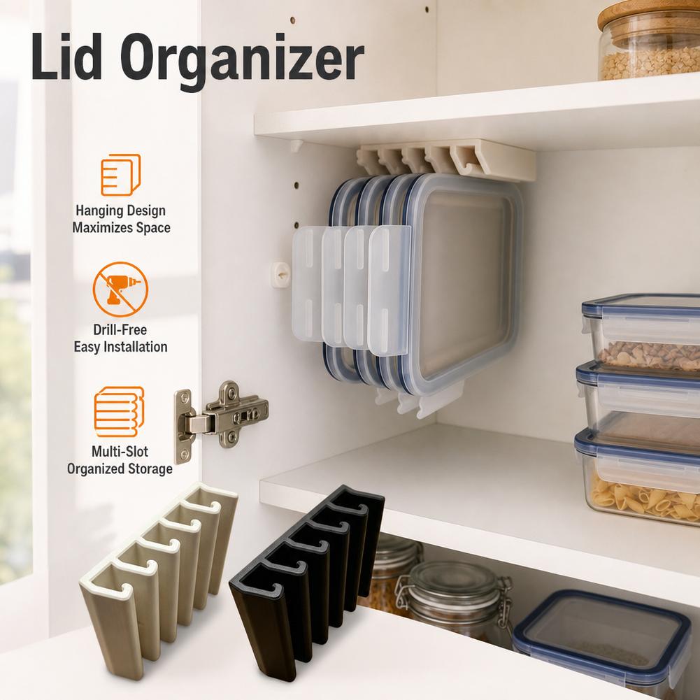 キッチン食品容器蓋ホルダー キャビネット省スペースオーガナイ - Kitchen Appliances Cabinet のレビューと価格
