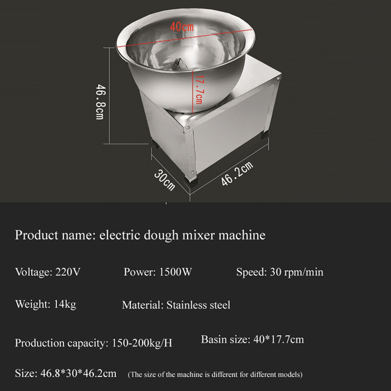 小麦粉生地ミキサー機、電動食品ミンチ肉攪拌機、パスタミキシン - Kitchen Appliances In のレビューと価格