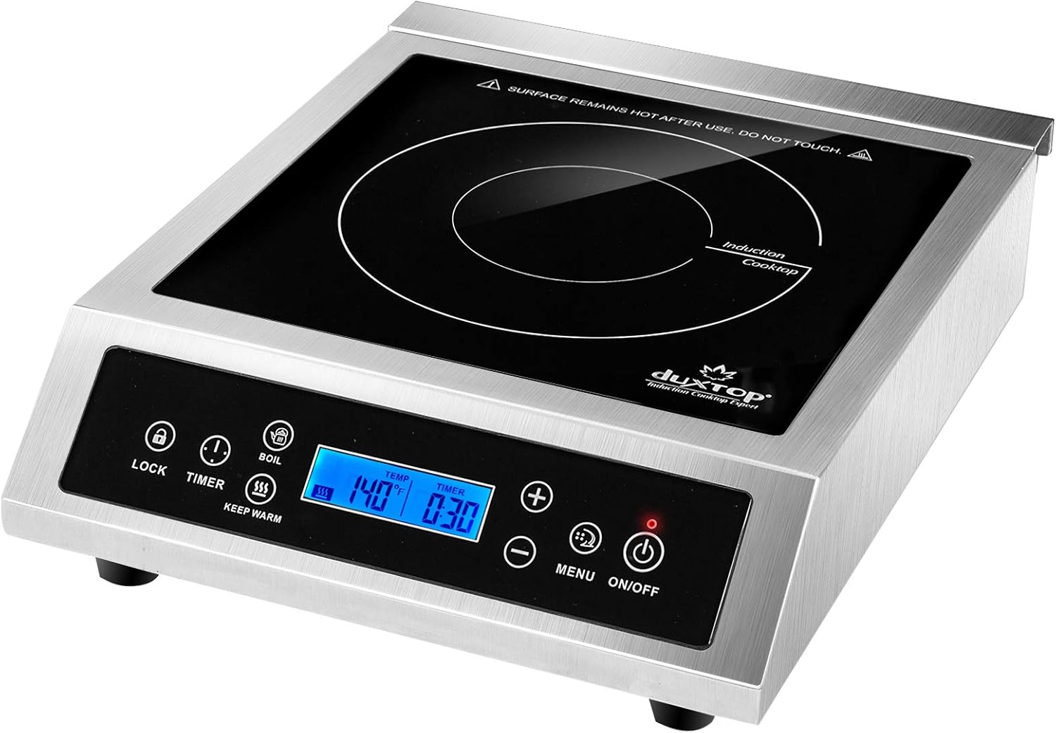 プロ仕様のポータブルIHクッキングヒーター、業務用カウンター - Induction Cooktop Portable のレビューと価格
