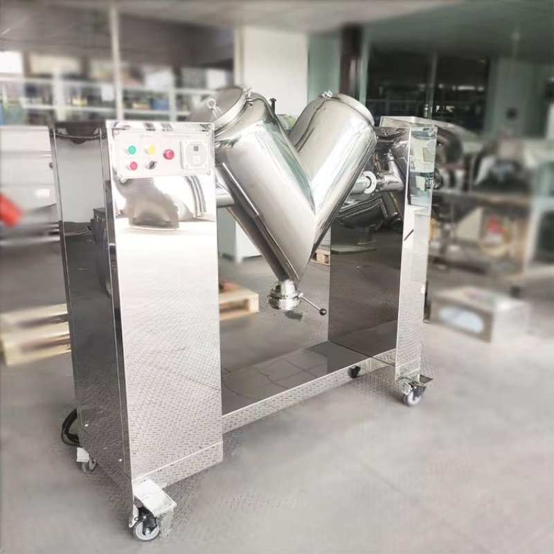小型V型100Lステンレス製プロテイン・スパイス・パウダー混 - Blender のレビューと価格