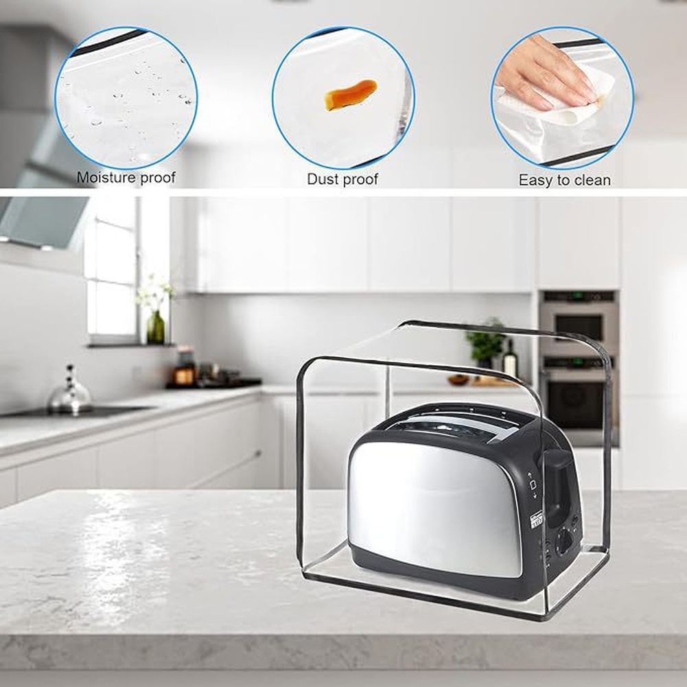 透明なトースターカバー トースターオーブンカバー PVC素材 - Toaster のレビューと価格