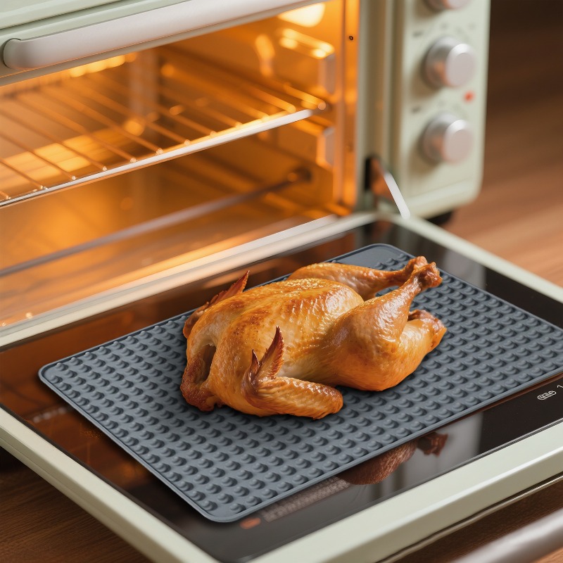 高温耐性電子レンジ保護パッド、耐油オーブンパッド、キッチン収 - Microwave Oven のレビューと価格