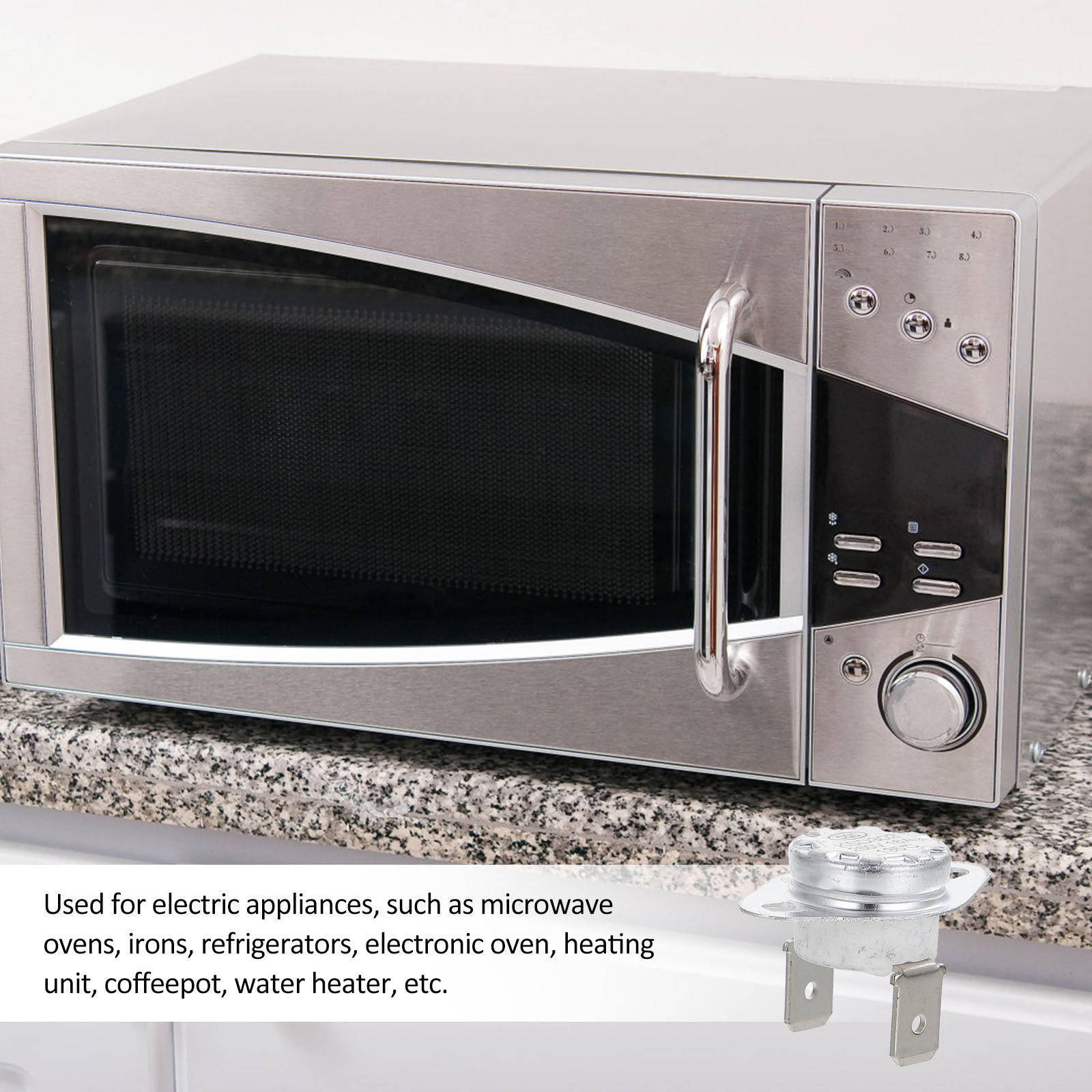 4個入り、温度制御用サーモスイッチ KSD302、マイクロ波 - Microwave Oven のレビューと価格