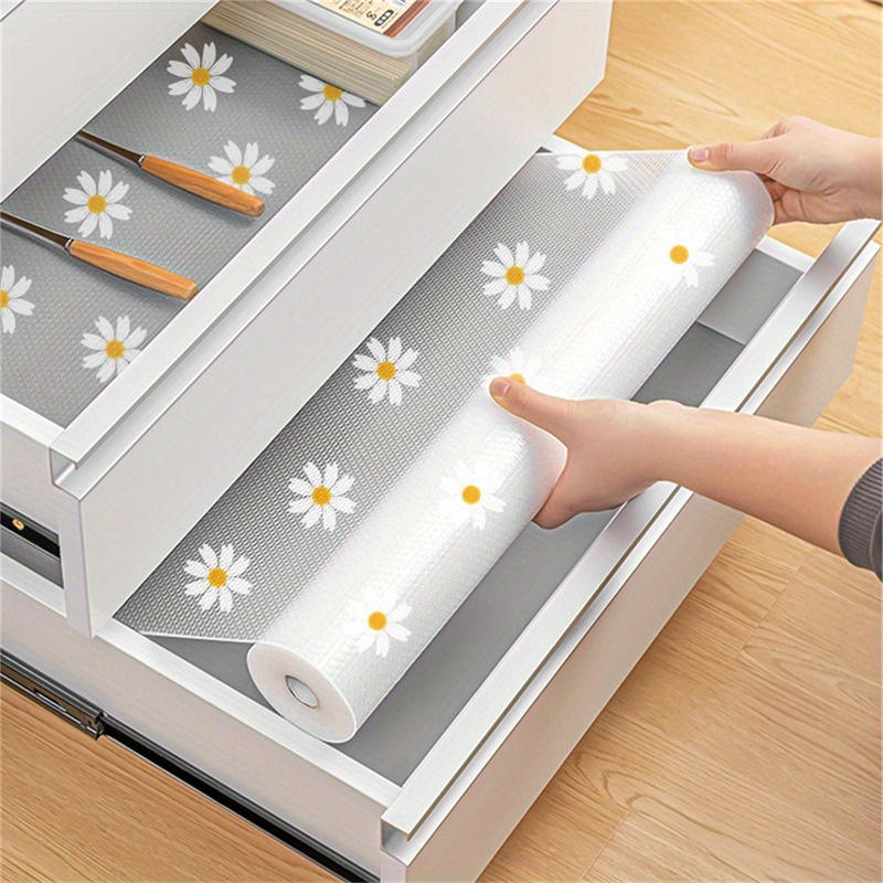 1 ロールデイジーシェルフライナーキッチンキャビネット用 E - Kitchen Appliances Cabinet のレビューと価格